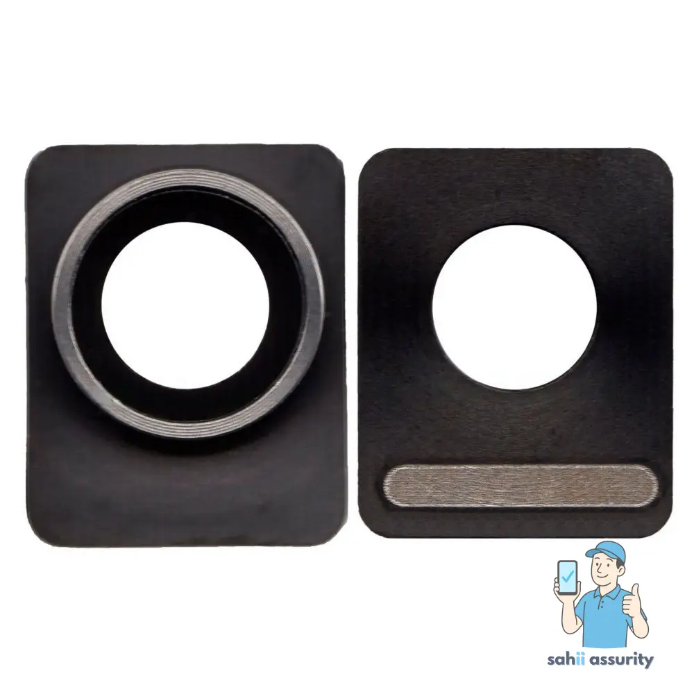 Camera Lens Glass with Frame for Apple iPhone 4s White